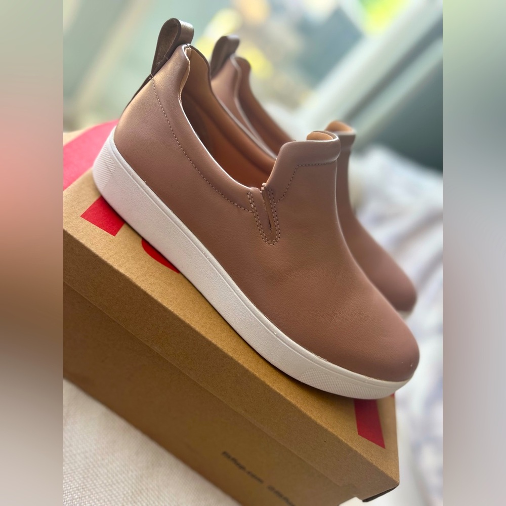 Flip-flop Rally leather slip on trainers